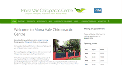 Desktop Screenshot of monavalechiropractic.com
